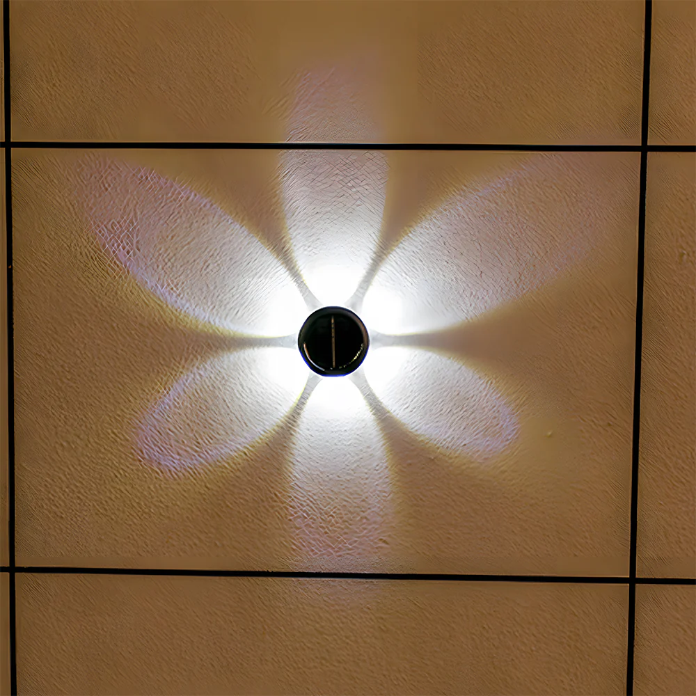 Outdoor Waterproof Wall Lights Solar Wall Sconce for Garden Patio - Image 5