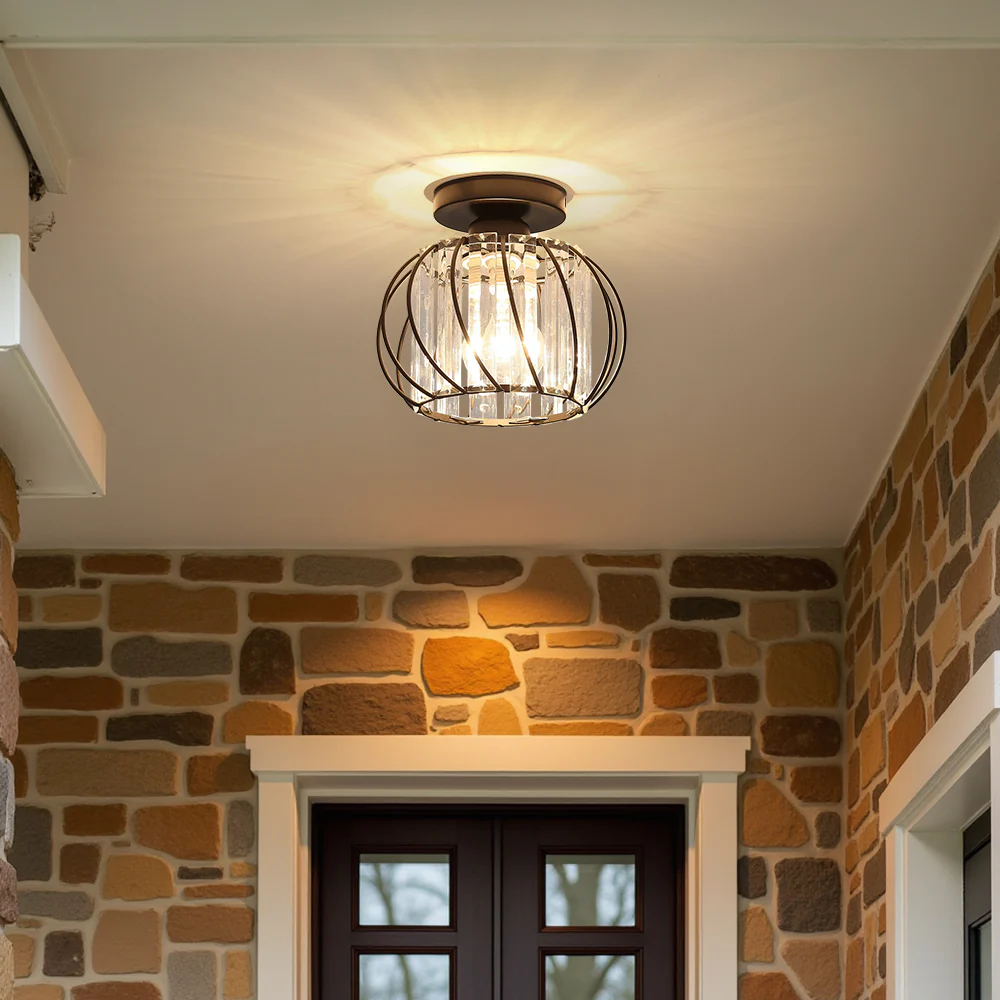 Nordic Luxury Glass Hallway Ceiling Lighting - Image 5
