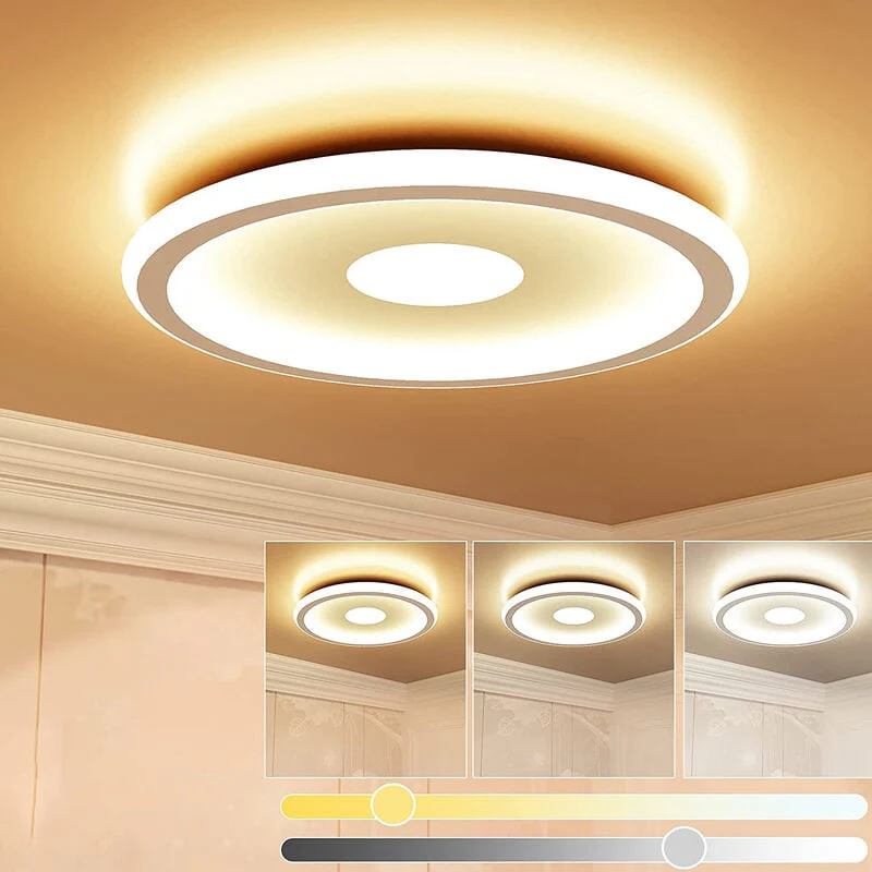 Refined Minimal Decor Iron LED Ceiling Lights For Living Room - Image 9