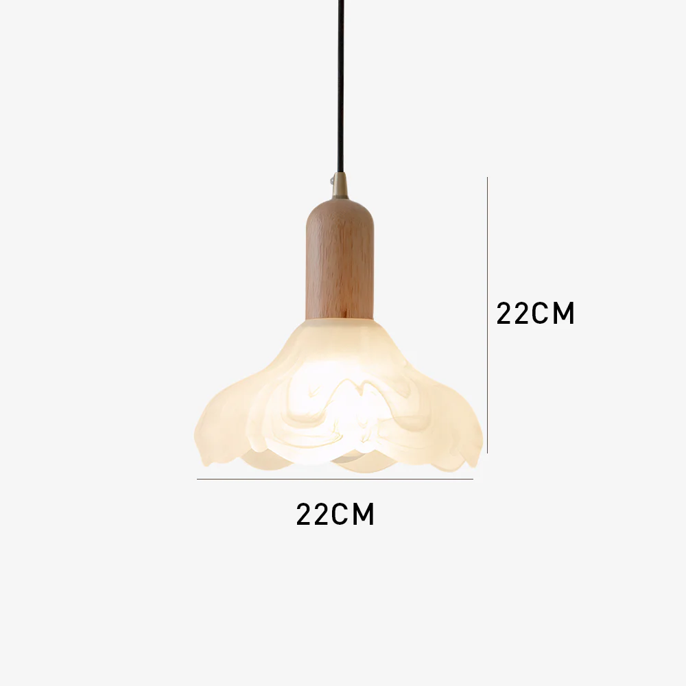 Retro Creative Glass Shade Pendant Light For Bedroom - Image 10