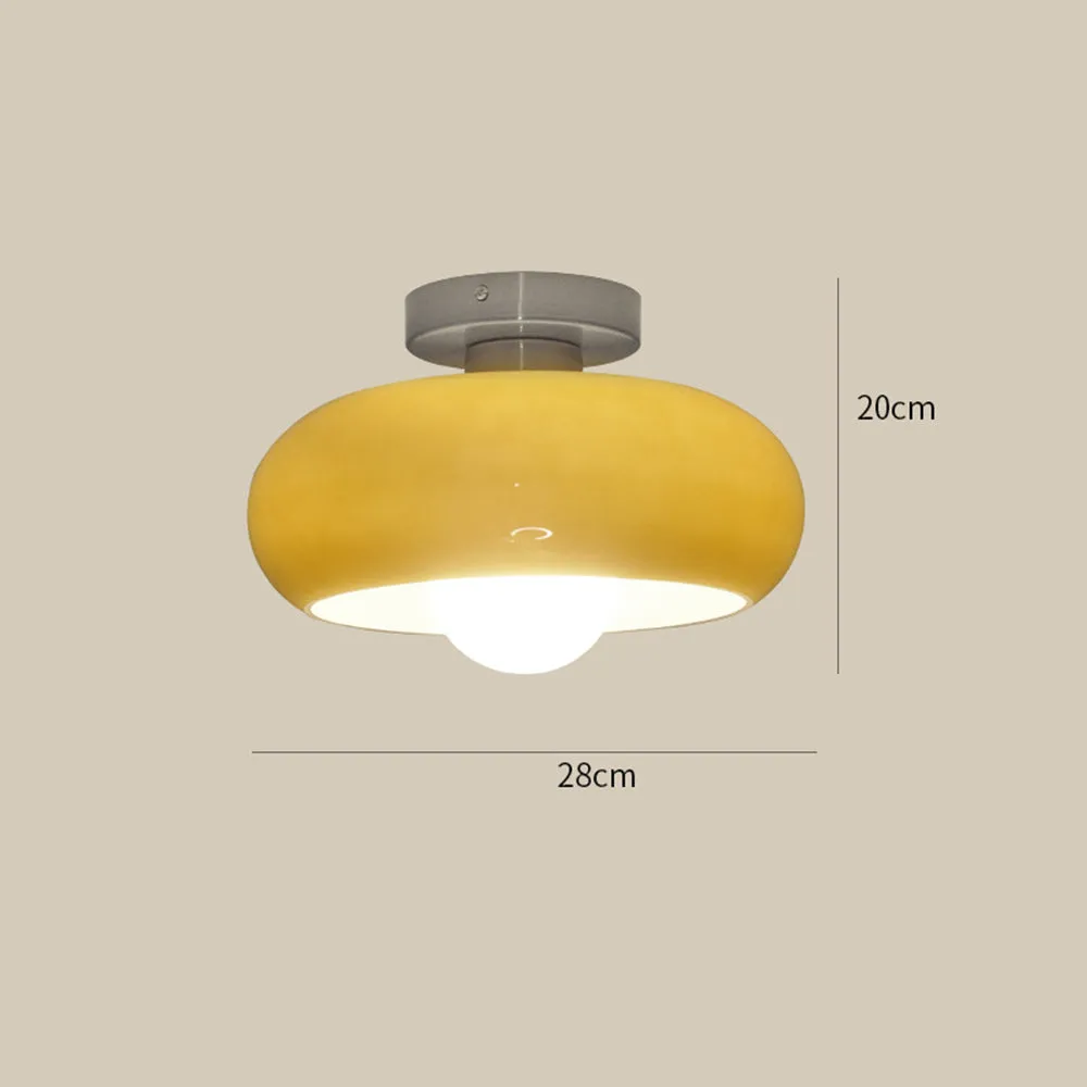Retro Round Glass Living Room Ceiling Lights - Image 10
