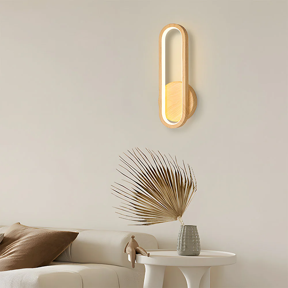 Retro Wood LED Wall Light For Living Room - Image 8