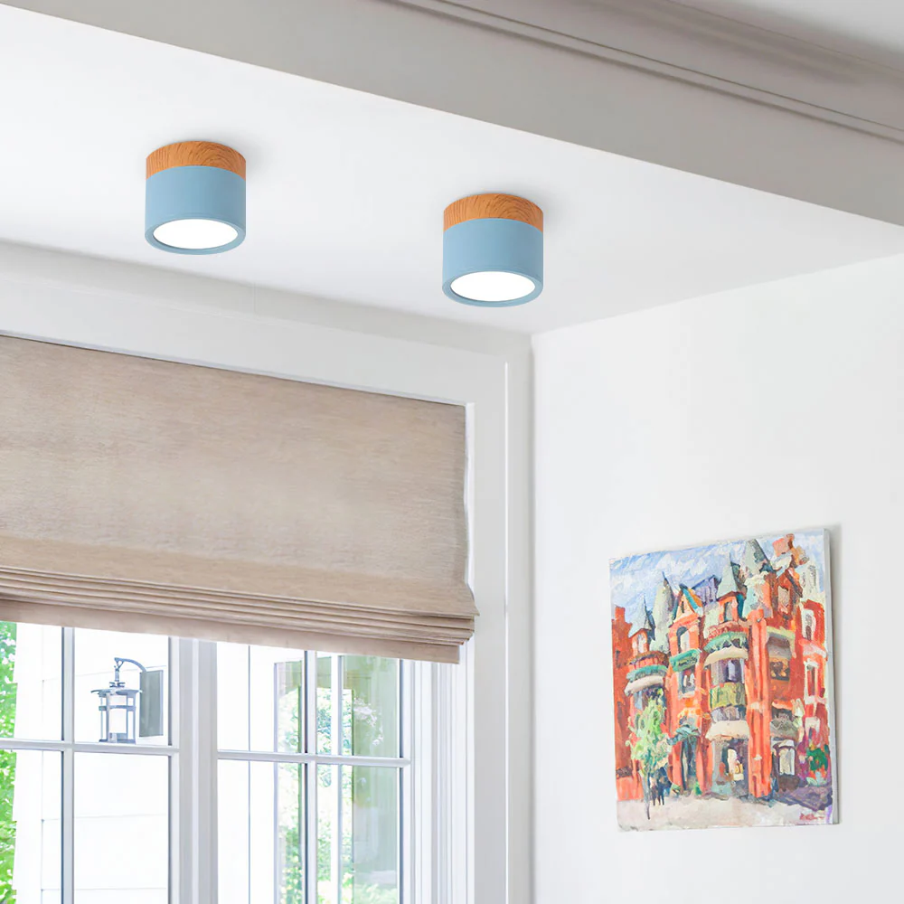 Cylinder Small Flush Ceiling Lights - Image 39