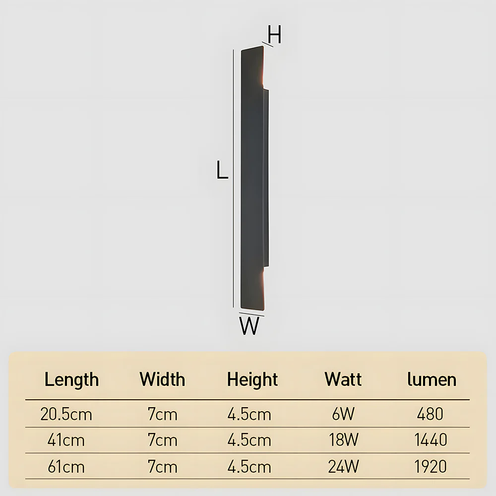Modern outdoor wall lights waterproof led wall lights - Image 14