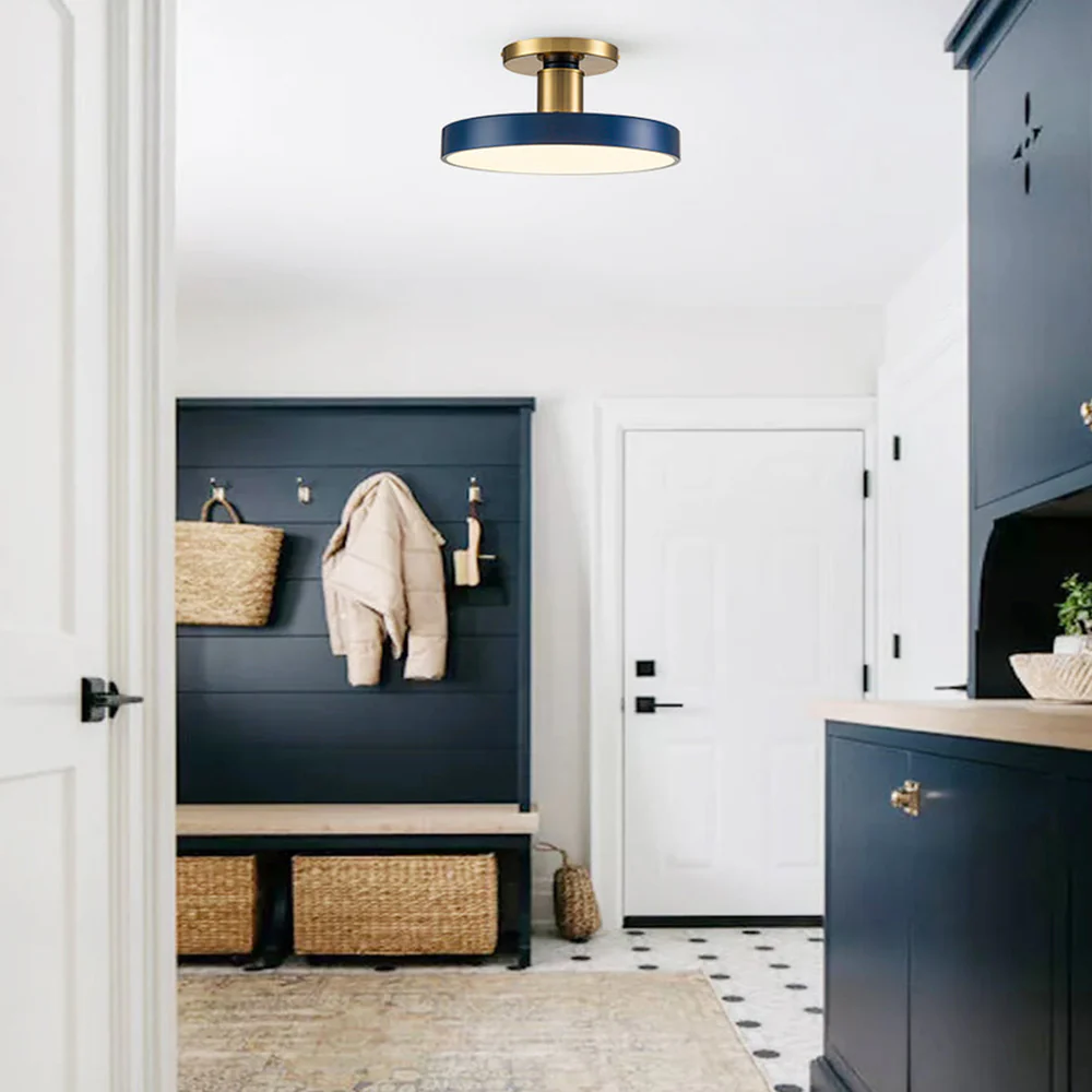 Simple Blue Bedroom LED Ceiling Lights - Image 6