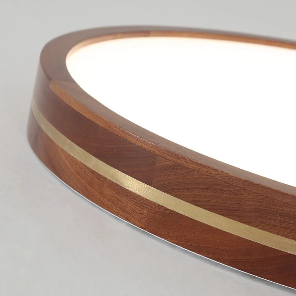 Simple Brown Dimmable LED Ceiling Light - Image 5
