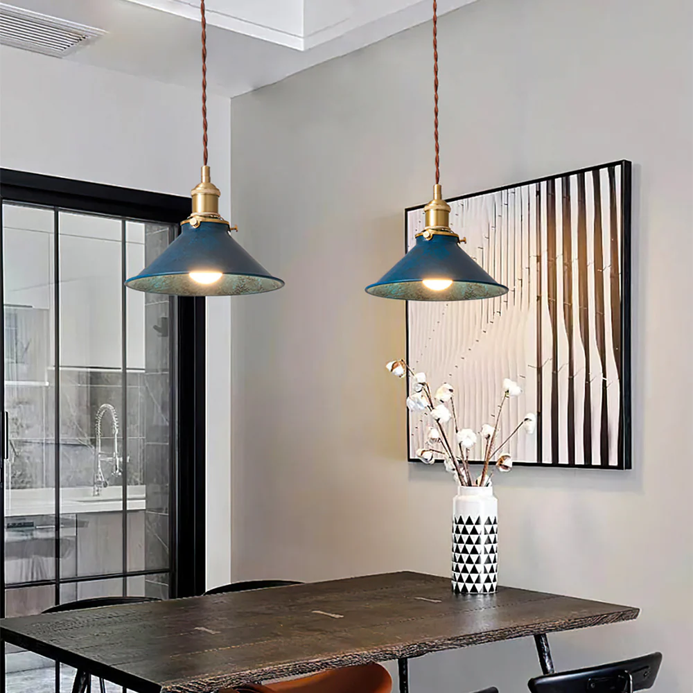 Retro Industrial Metal Fanale Pendant Light - Image 12