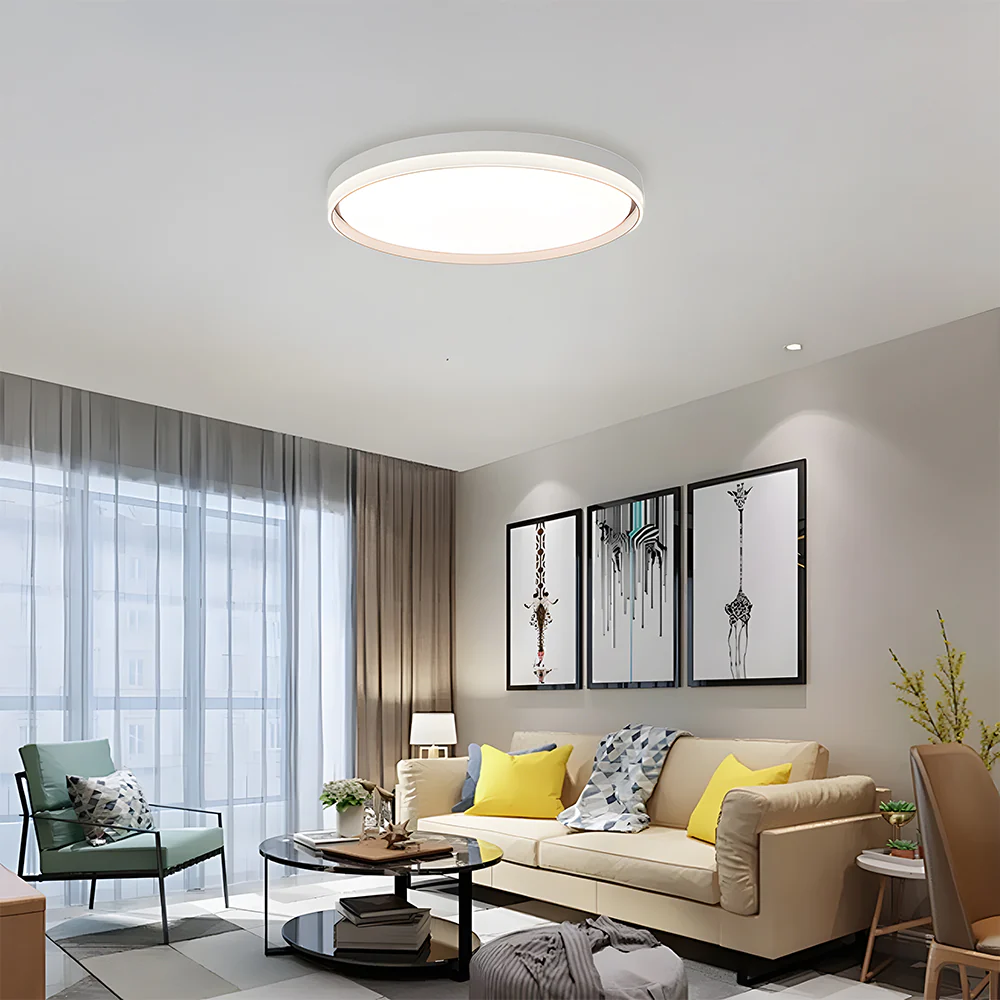 Simple Minimalist Ultra-thin Flush Ceiling Lamp - Image 5