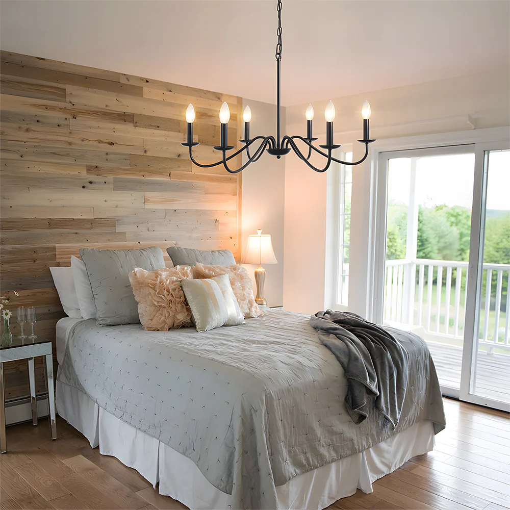 Simple Modern Iron Bedroom Pendant Lights - Image 4