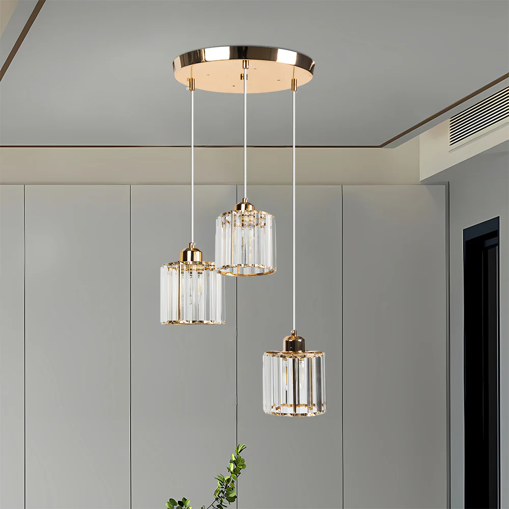 Simple Multi-Head Designer Crystal Kitchen Island Lamps - Image 32