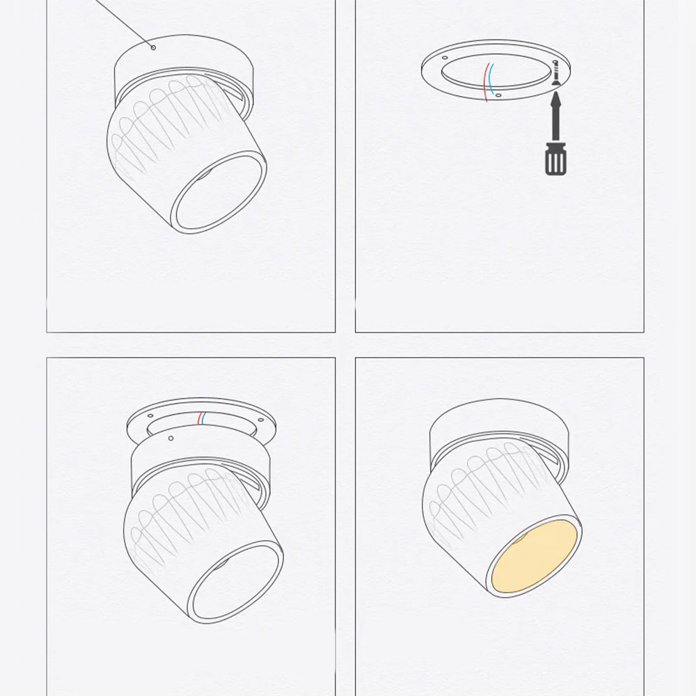 Simple Spotlight Adjust LED Ceiling Lights - Image 8