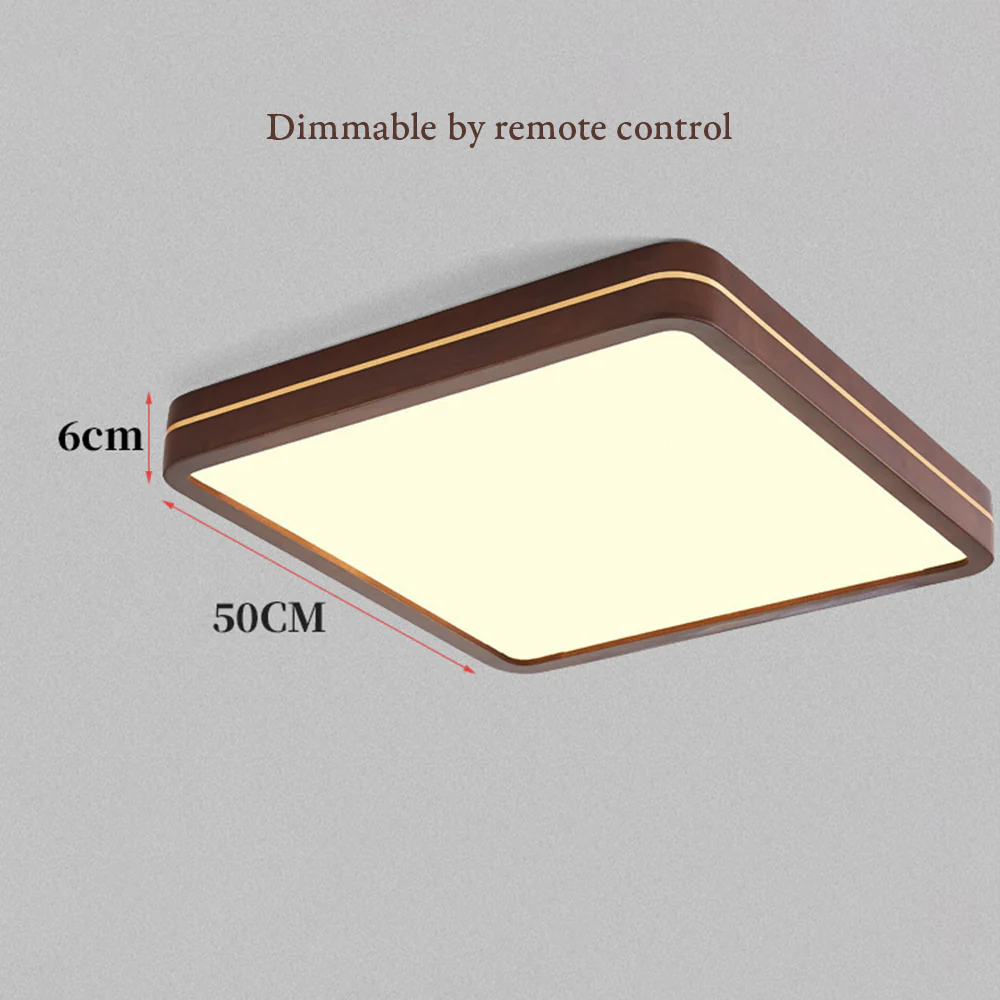 Simple Square Dimmable Bedroom LED Ceiling Light - Image 21