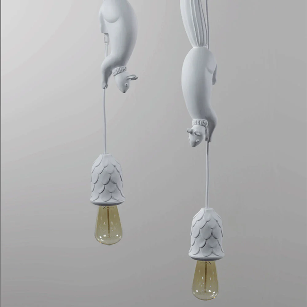 Simple Squirrel Resin Pendant Light - Image 12