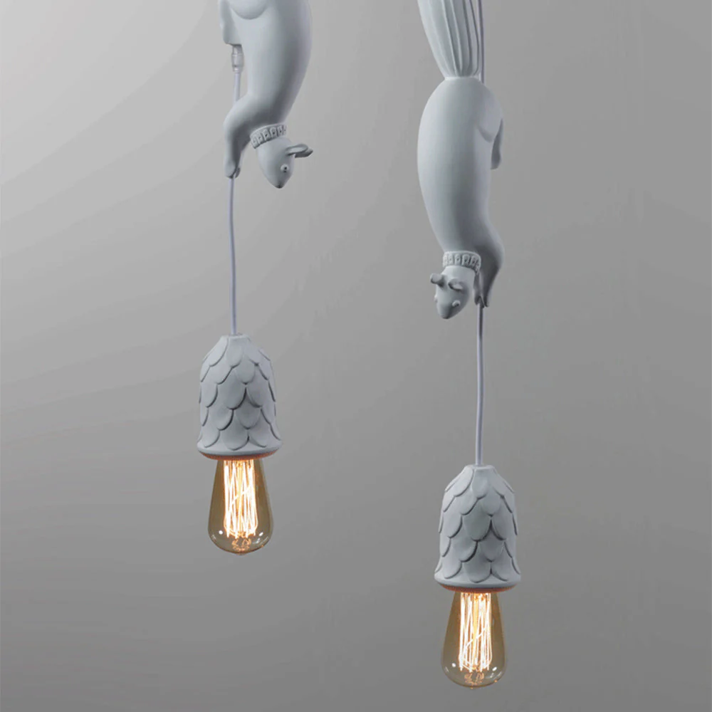 Simple Squirrel Resin Pendant Light - Image 13