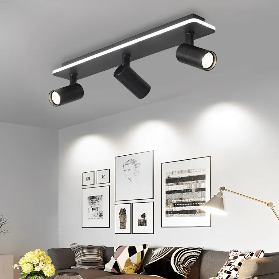 Simple Track Ceiling For Kitchen in Black and white - Image 9