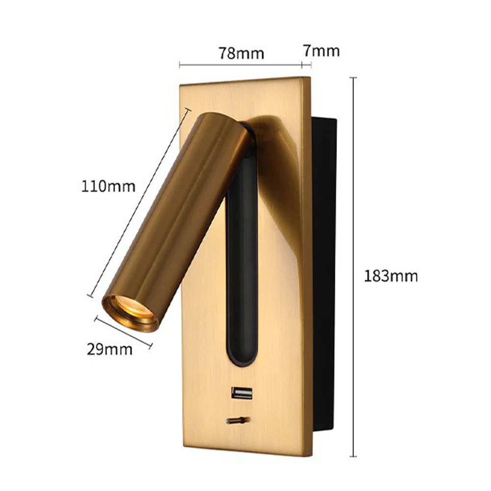 Simple USB Rechargeable Reading Wall Lamp - Image 22