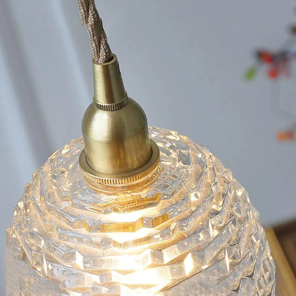 Contemporary Glass Pendant Lights For Bedroom - Image 8