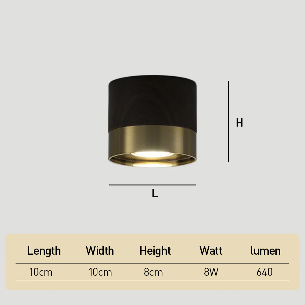 Small Led ceiling light for Hallway, D10cm - Image 5