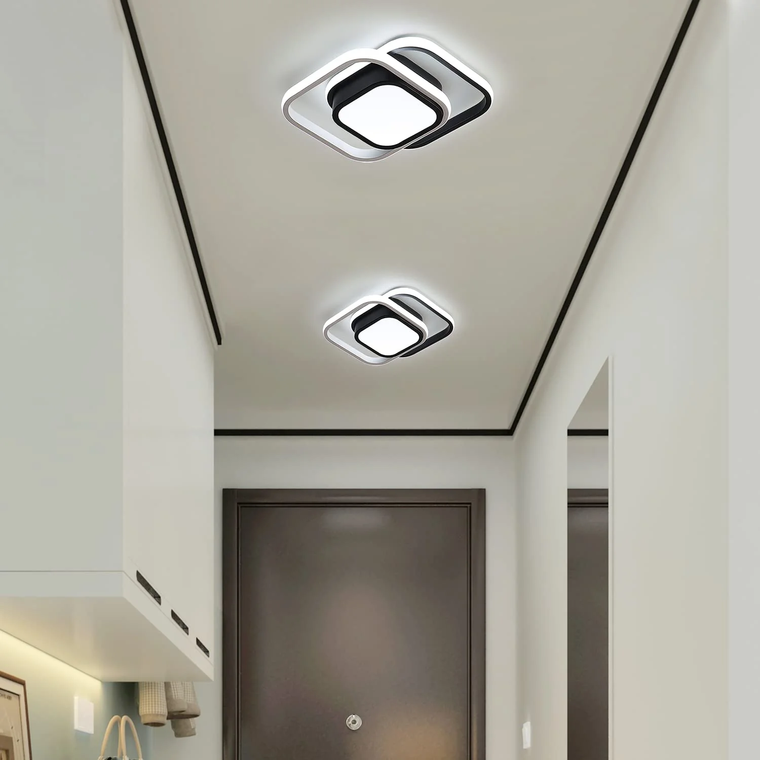 Square LED Acrylic Living Room Ceiling Light - Image 8