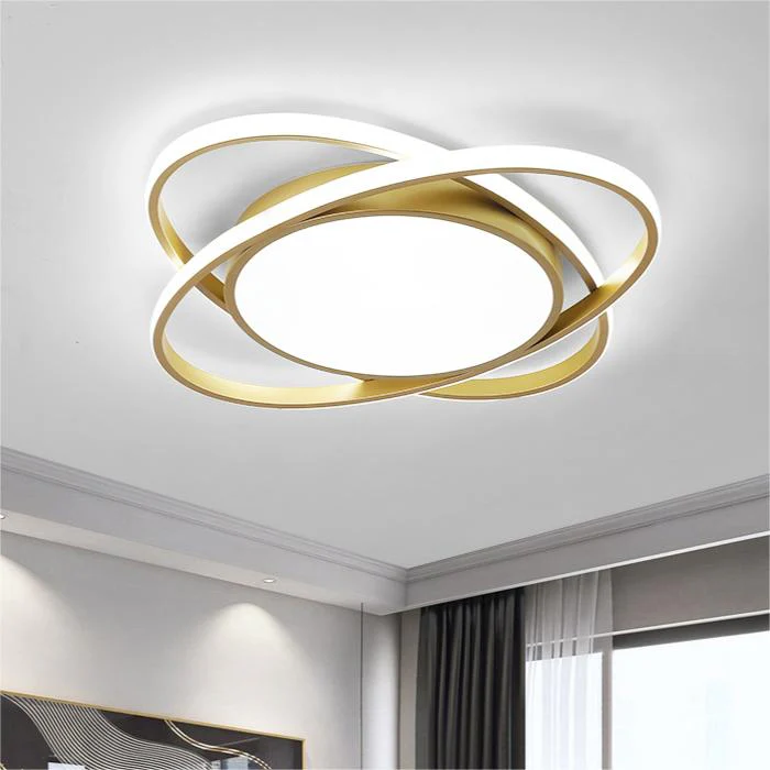 Stylish Flush Mount Ceiling Lamp for Bedroom - Image 3