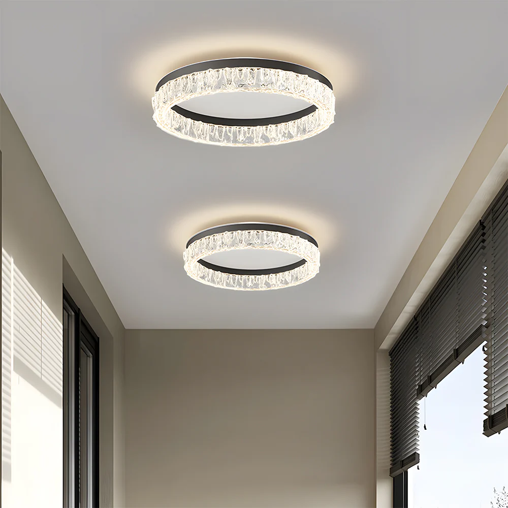 Stylish LED Crystal Ceiling Lights For Living Room, Kitchen - Image 3