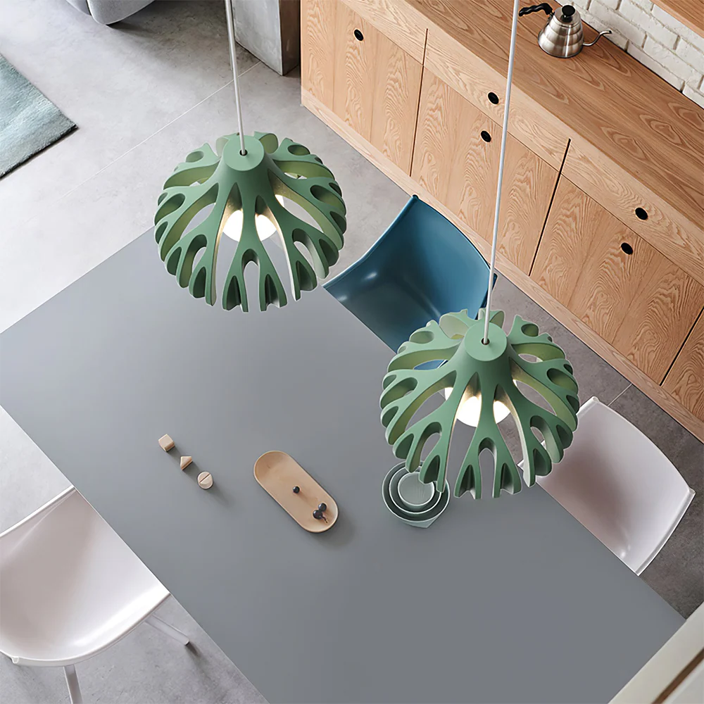 Unique Colorful Coral Resin Pendant Lamp - Image 20