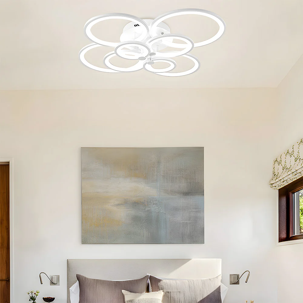 Unique Design Multi-circle LED Living Room Ceiling Light - Image 5