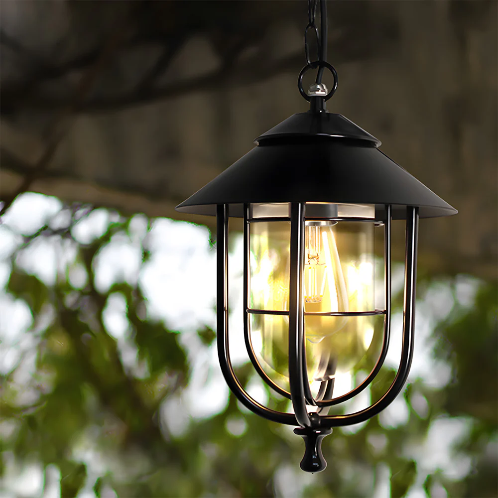 Vintage Outdoor Lantern Pendant Lighting IP65 Waterproof - Image 6