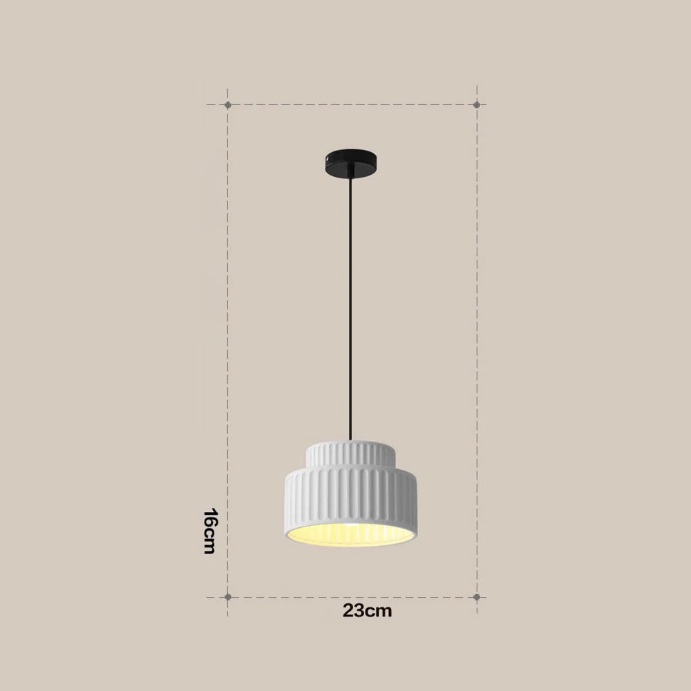 Wabi Sabi Modern Nordic Cream Hanging Light - Image 22