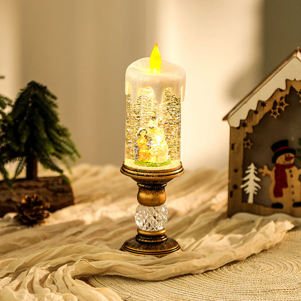 Warm Transparent Candles Plastic LED Christmas Lightings - Image 15