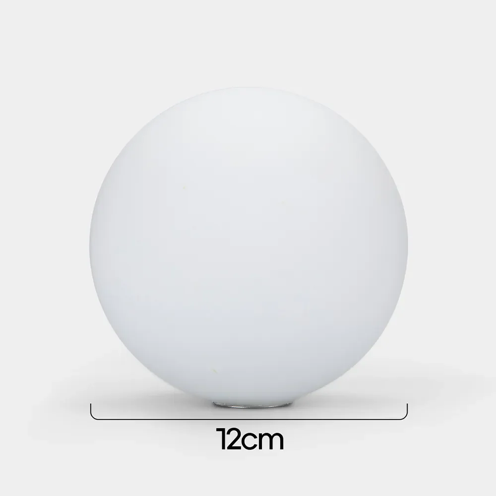 White Glass Round Lamp Shade For Light - Image 5