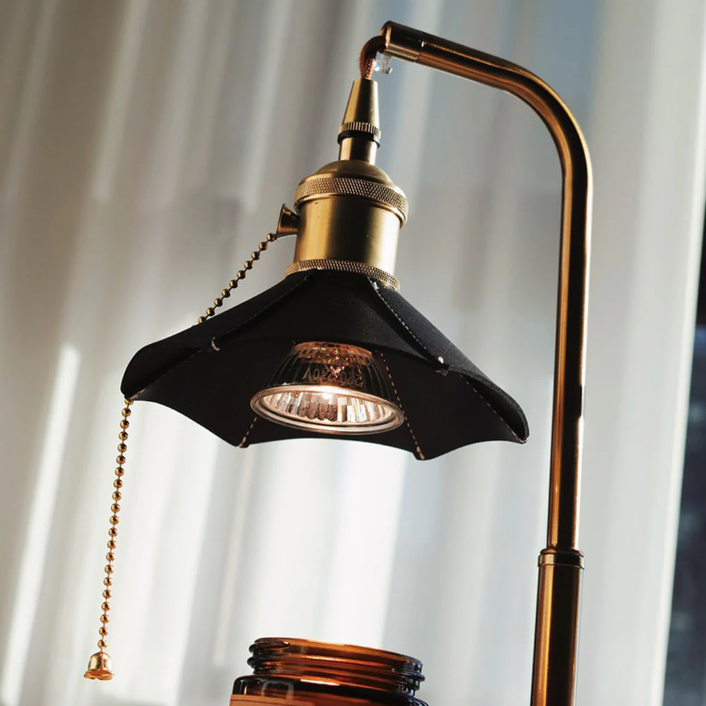 Wood Retro Table Lamp Aromatherapy Candle Table Lamp - Image 4