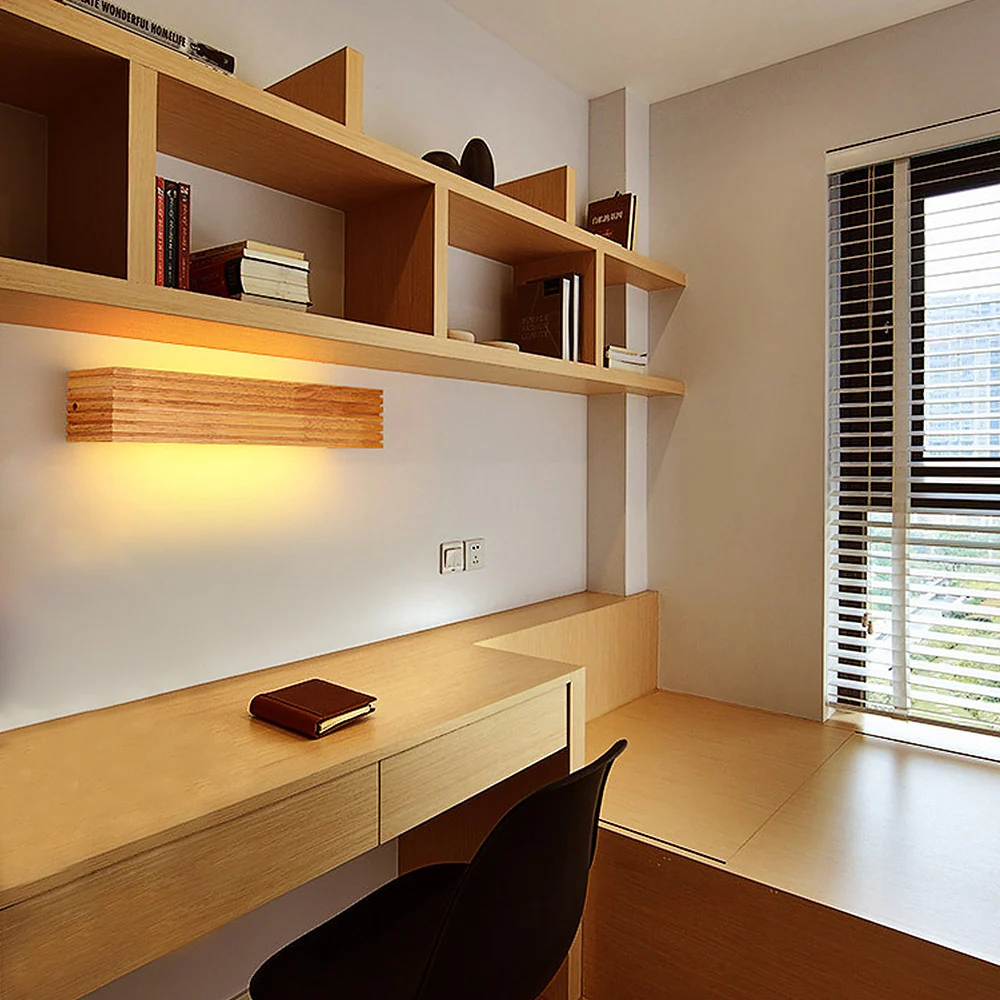 Wood Simple Bathroom Mirror Wall Lights - Image 6
